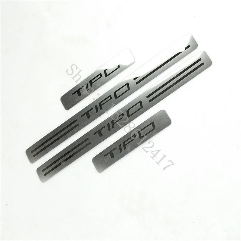 Car Accessories for Fiat TIPO 2015 2016 2017~2020 Stainless Steel Door Sill Scuff Plate Guards Threshold Pedal Styling Trim
