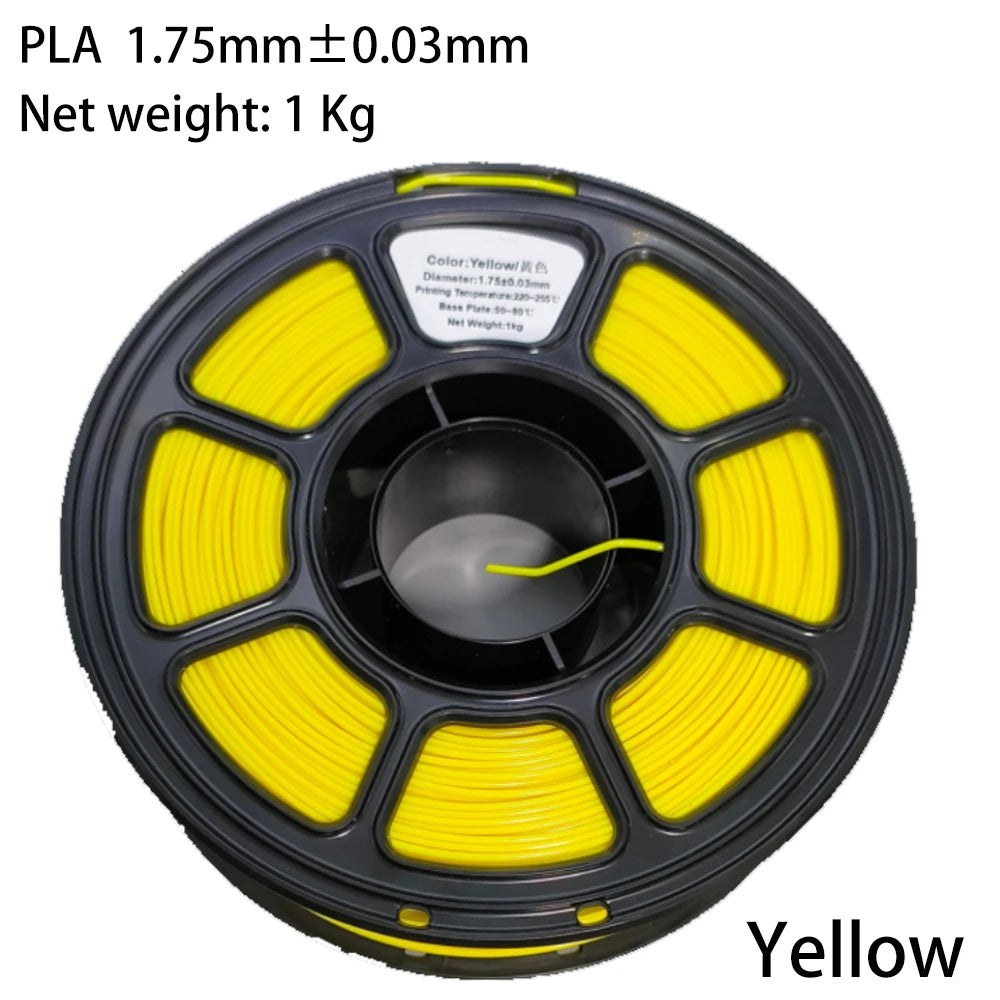 PLA/PETG Colorful 3D Filament Net Weight 1KG High Speed 3D Printer Filament High Flow Speed 3D Printing Mateial Pla 3D Printer