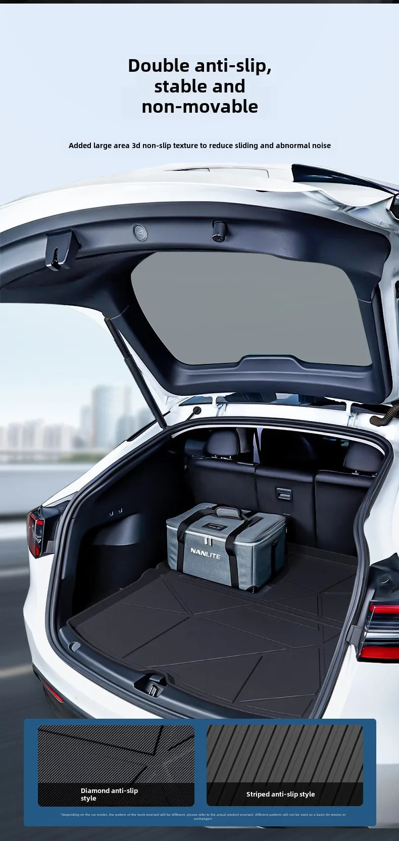 Upgrade TPE Car Rear Trunk Mats Storage Pads Cargo Tray Dustproof Waterproof Protecion Cushion For Audi 2014-2024 2023 2022
