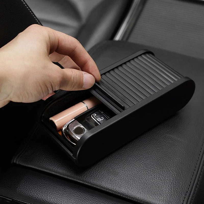 Car Accessories; Functional Center Console Storage Organizer; Sliding Open Function; Beautify Your Car Interior