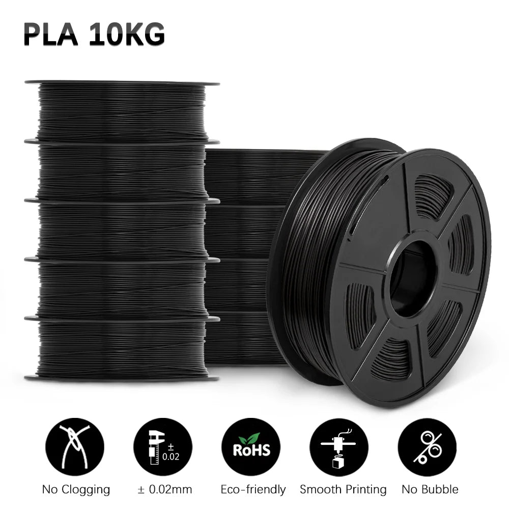 SUNLU 3D Filament PLA/PLA META/PETG/ABS/TPU/PLA MATTE/PLA PLUS 1.75mm 10Roll 1KG/0.5KG 3D Printer Filament for 3D Printer