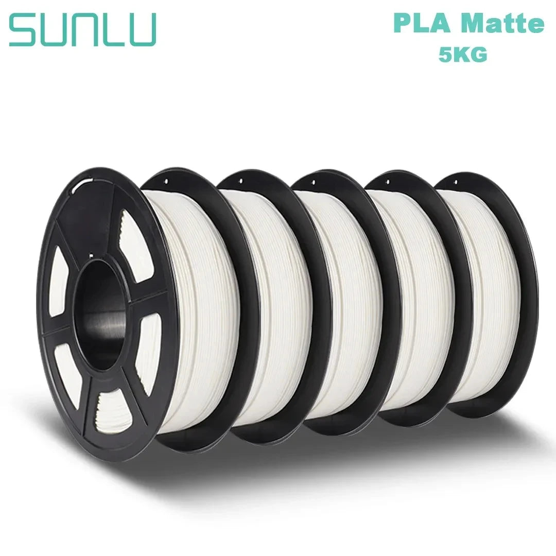 SUNLU PETG/PLA/PLA+/PLA Matte/PLA Meta 3D Printer Filament 5KG 1.75mm Neatly Wound Vacuum Packing 3D Printing Material Fast Ship