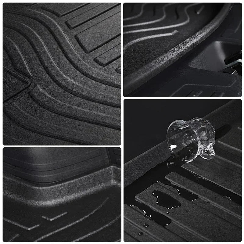 Upgrade TPE Car Rear Trunk Mats Storage Pads Cargo Tray Dustproof Waterproof Protecion Cushion For Audi 2014-2024 2023 2022