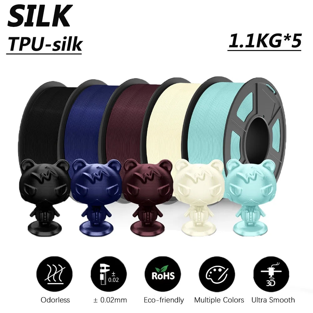 JAYO 3D PLA / SILK / PLA META / PETG / PLAMatte / ABS / High Speed PLA/ PLA PLUS 3D Filament 1.75mm Printer Filament 1.1KG/Roll