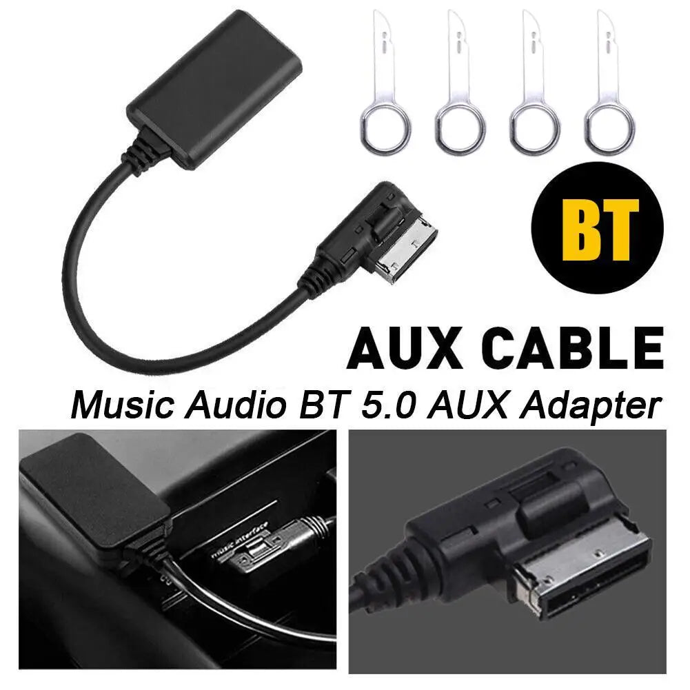 AMI MMI MDI Wireless Aux Bluetooth Adapter Cable Audio Music Auto Bluetooth For Audi A3 A4 B8 B6 Q5 A5 A7 R7 S5 Q7 A6L A8L L1W4