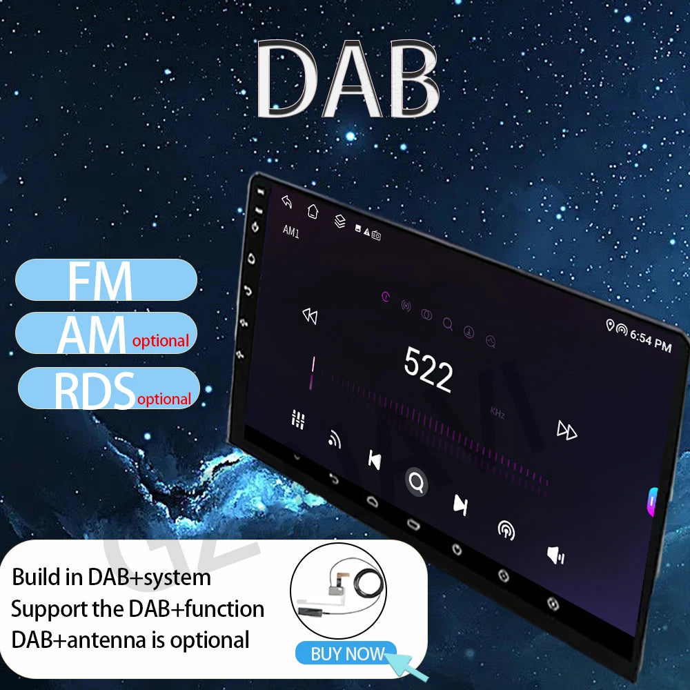 7" Android Auto for Fiat Ducato 2006 - 2016 Car Radio GPS Navigation Player Multimedia Player Wireless Carplay Screem WIFI Fan