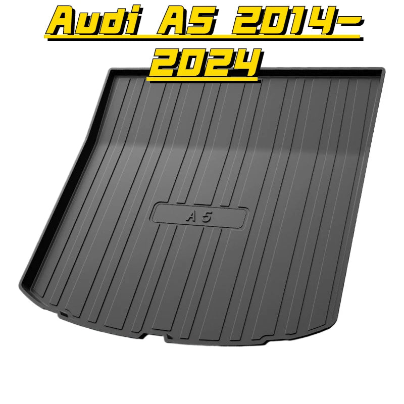 Upgrade TPE Car Rear Trunk Mats Storage Pads Cargo Tray Dustproof Waterproof Protecion Cushion For Audi 2014-2024 2023 2022
