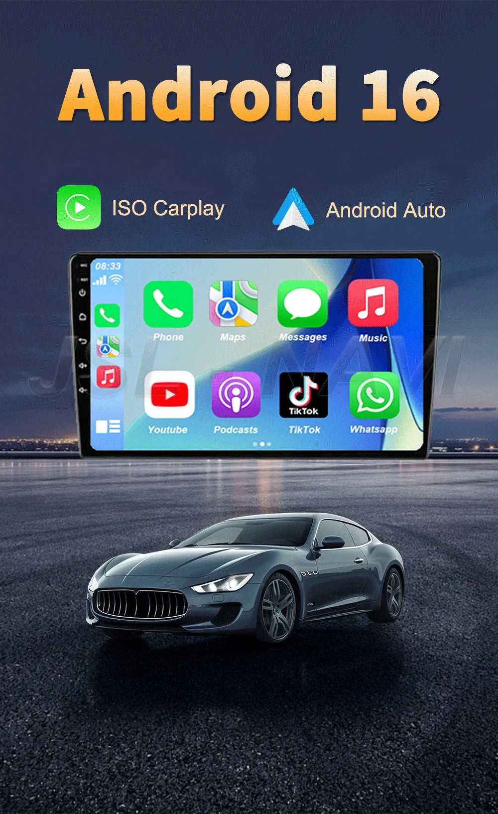 For Fiat Doblo 2015 2016 2017 2018 2019 2020 Android 16 GPS Car Radio Multimedia Video Player Stereo Navigation Wifi 360 Camera
