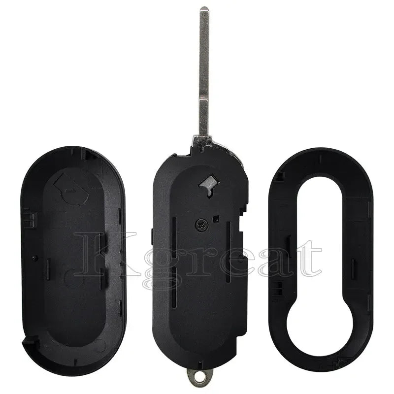 3 button Remote Car Key for Fiat 500 500L Punto Florino Doblo Qubo Punto Evo Grande Punto 433MHz Marelli / Delphi BSI System