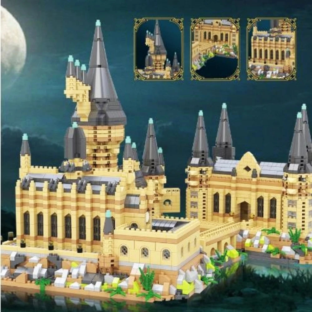 Magic Castle Building Block Set - Creative Assembly Puzzle for Kids, Ideal Birthday & Holiday Gift, Stunning Home Decor