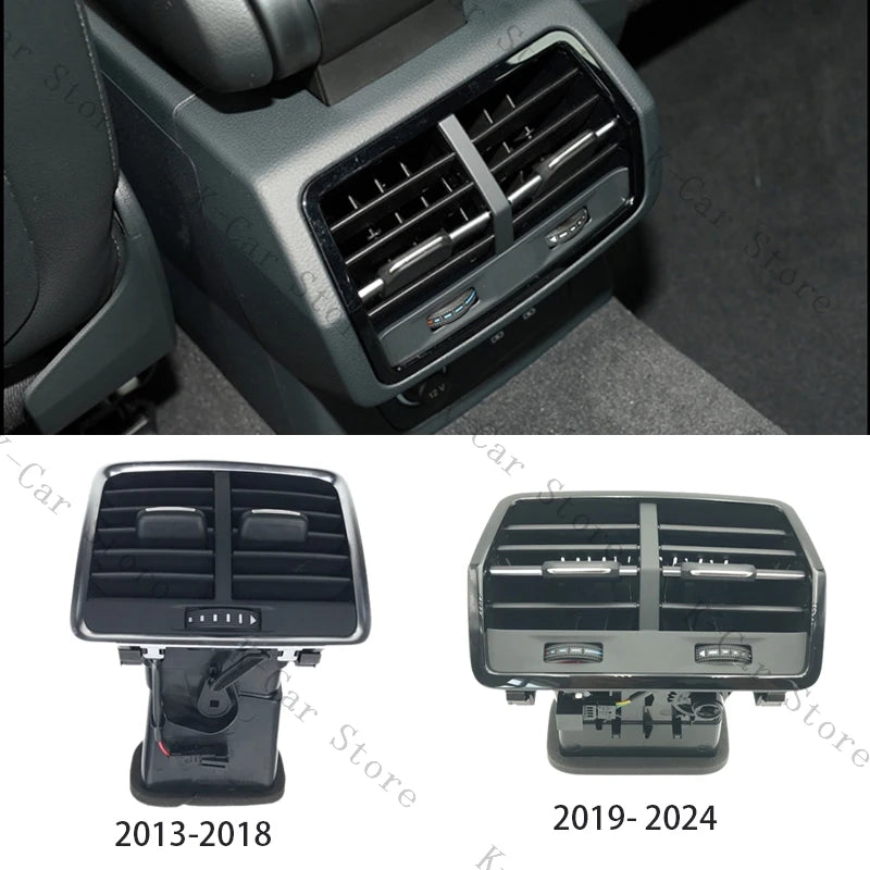 Car Interior Accessories Instrument Table Air Conditioner Vent AC Vent Rear Warm Air Outlet For Audi Q3 2013-2018 2019-2024
