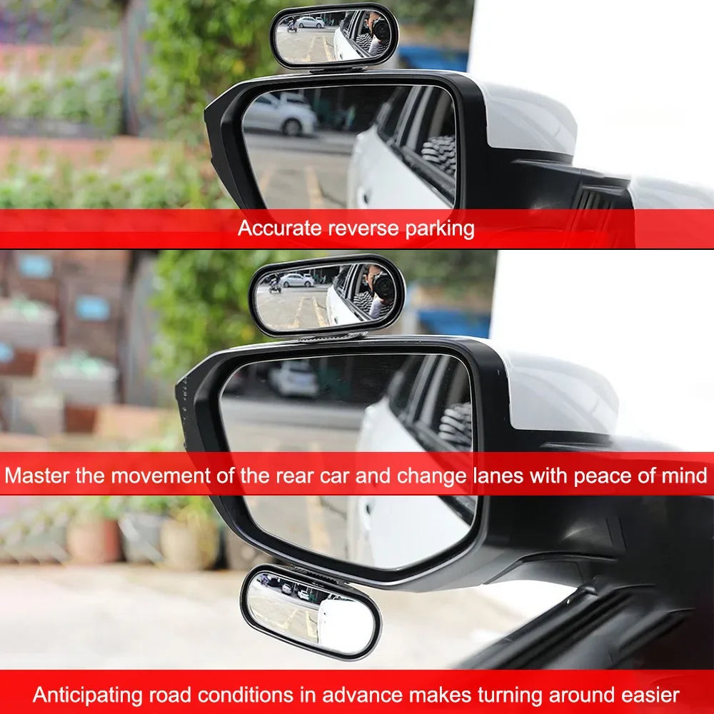 Auto Products New Rear View Auxiliary Mirror Adjustable Reflective Blind Spot mirror Car Accessories Rearview Mirror