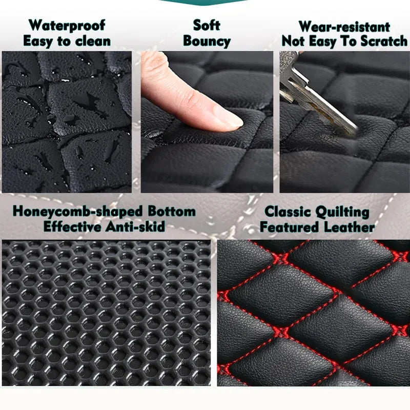 Car Floor Mats For FIAT FIAT tipo 500 500c 500X Barchetta Croma 126p X1 9 Ducato 124 Spider Car Accessories