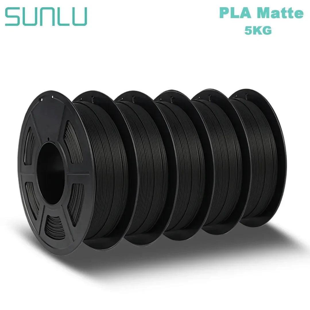 SUNLU PETG/PLA/PLA+/PLA Matte/PLA Meta 3D Printer Filament 5KG 1.75mm Neatly Wound Vacuum Packing 3D Printing Material Fast Ship
