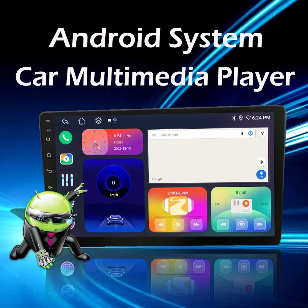 For FIAT 500 2016 2017- 2019 Android 14 Smart System Multimedia Carplay Wireless GPS Navigation DSP Stereo WIFI Accessories
