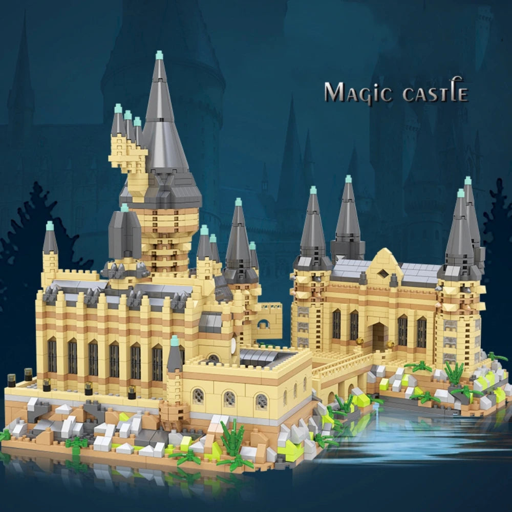 Magic Castle Building Block Set - Creative Assembly Puzzle for Kids, Ideal Birthday & Holiday Gift, Stunning Home Decor