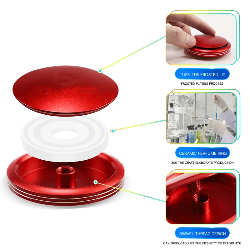 Car Air Freshener Solid Ointment Aromatherapy for Audi Sline RS A3 A4 A5 A6 A7 Q3 Q5 Q7 S3 S4 S6 S7 RS3 RS4 Quattro Accessories