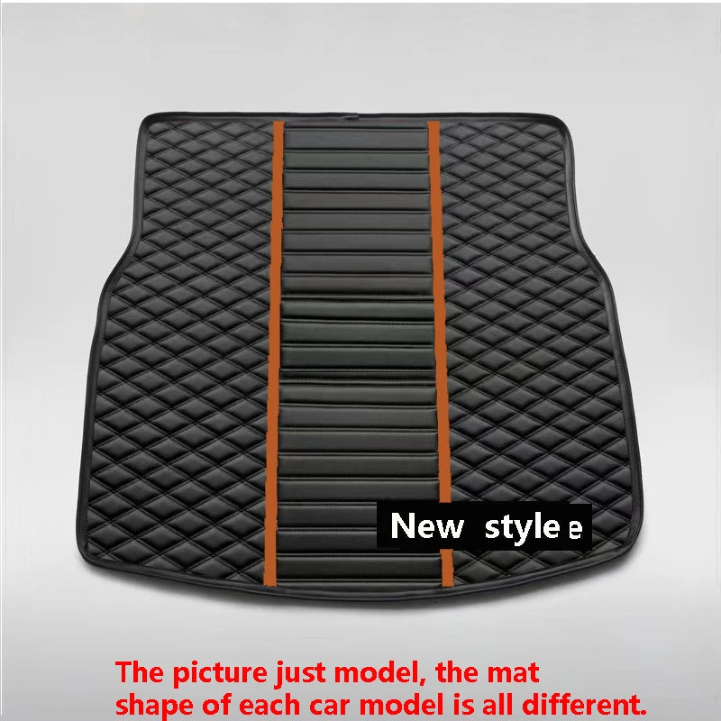 Car Trunk Mats For Hyundai Kona Kauai OS 2018~2022 Waterproof Car Mats Tappetini Auto Car Accessories Interior Car Accessories