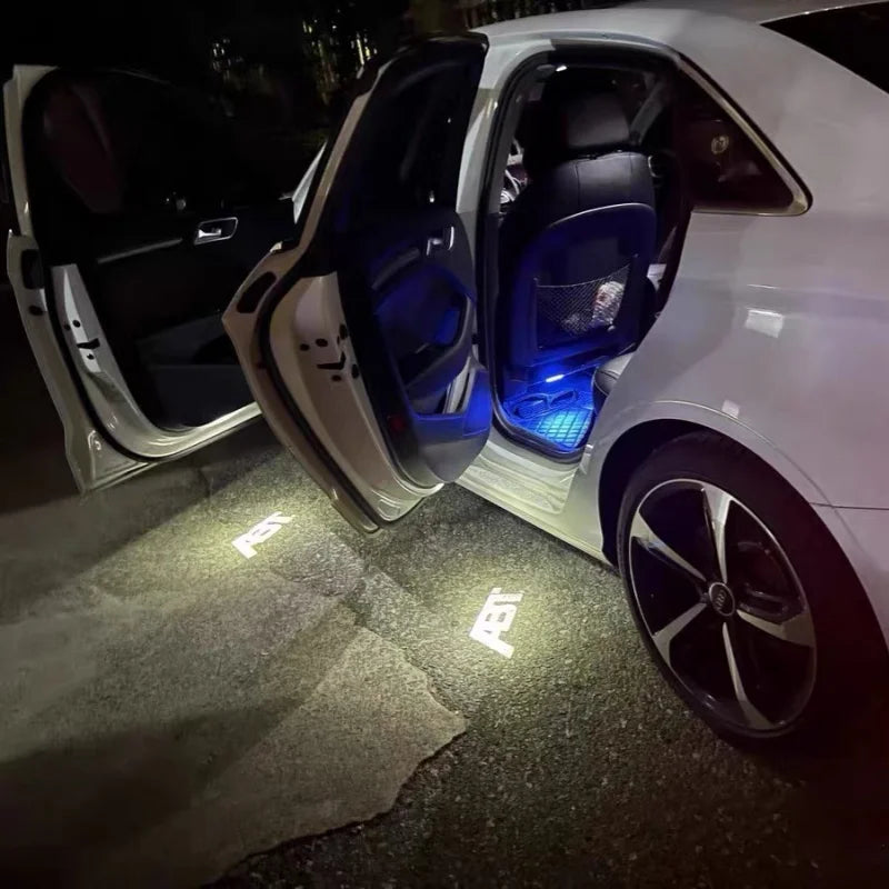 ABT for Audi A1 A6 C8 A4 B5 B6 B7 B8 B9 S3 S4 S5 RS3 8U Q3 Q5 8R Q7 Q8 TT A3 8V V8 8P A5 A7 A8 LED Car Door Projector Light