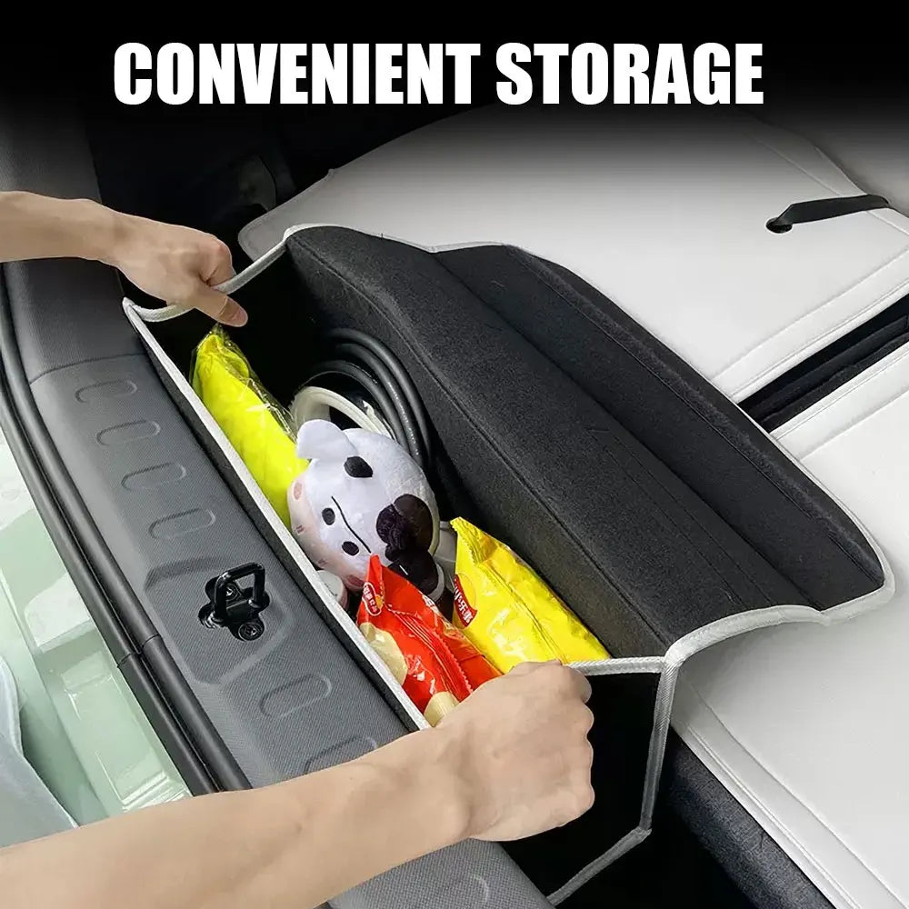 Large Capacity Car Trunk Storage Box Auto Badge Multiuse Tools Organizer Bag Folding Stowing Tidying Accessories For AUDI SLINE