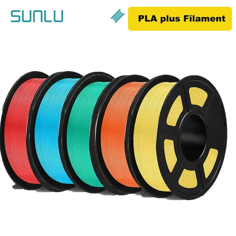 SUNLU PLA/PLA+/PETG/SILK/PLA Matte/ PLA Meta Filament 5KG 1KG/ Roll 1.75mm +/-0.02MM 3D Printer Filament Neatly Wound Filament