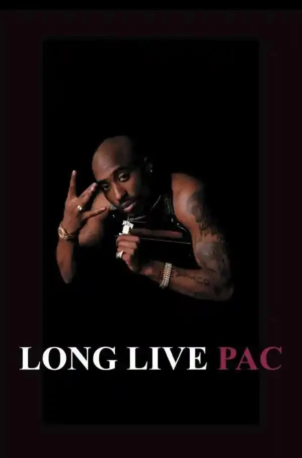 Black and White Pop Hip Hop Rapper 2PAC Posters Tupac Music Album Cover Aesthetic for Room Canvas Painting Art Wall Home Decor