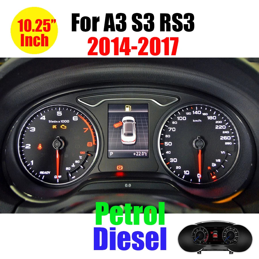 Instrument Cluster Virtual Cockpit Digital Speedometer LCD Dashboard Gauge For Audi TT TTS A3 A4 B8 A5 S5 Q3 Q5 RS4 RS5 A6 A7 Q7