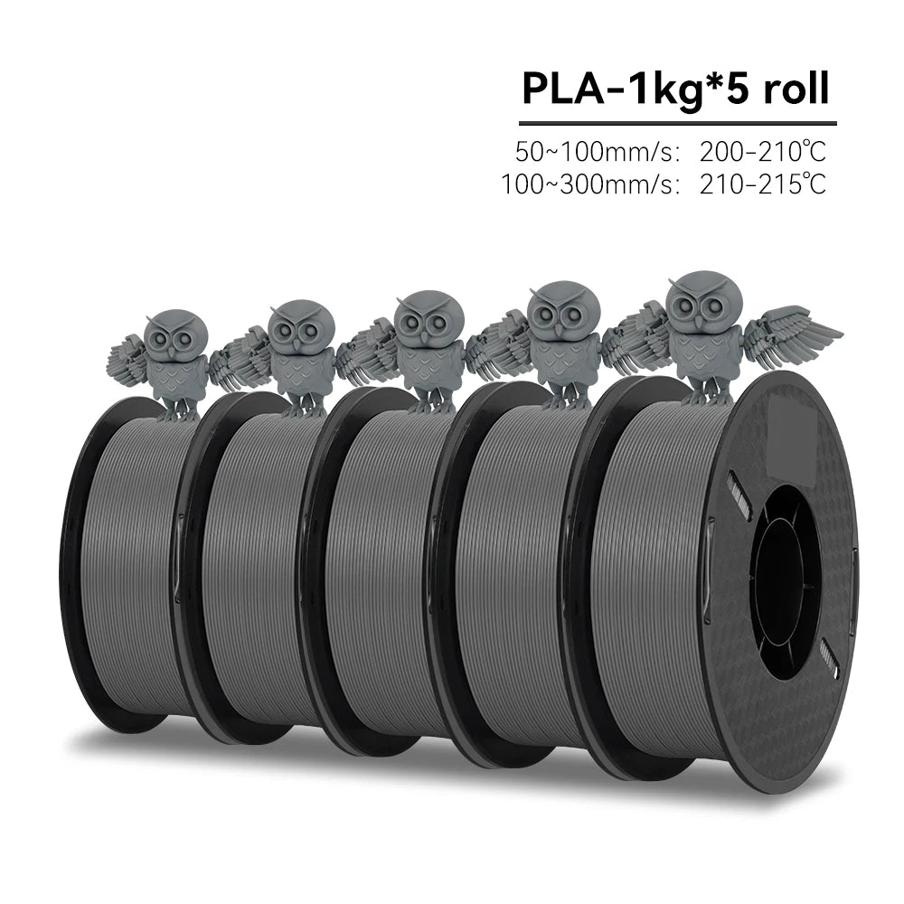 KEEPANG PLA/HS-PLA/PLA Matte/PLA Pro Filament 5KG PLA 3D Filament 1.75mm 1KG/Roll (2.2lbs) Neatly Wound 3D Printing Materials