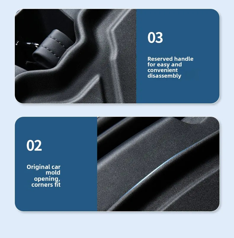 Upgrade TPE Car Rear Trunk Mats Storage Pads Cargo Tray Dustproof Waterproof Protecion Cushion For Audi 2014-2024 2023 2022