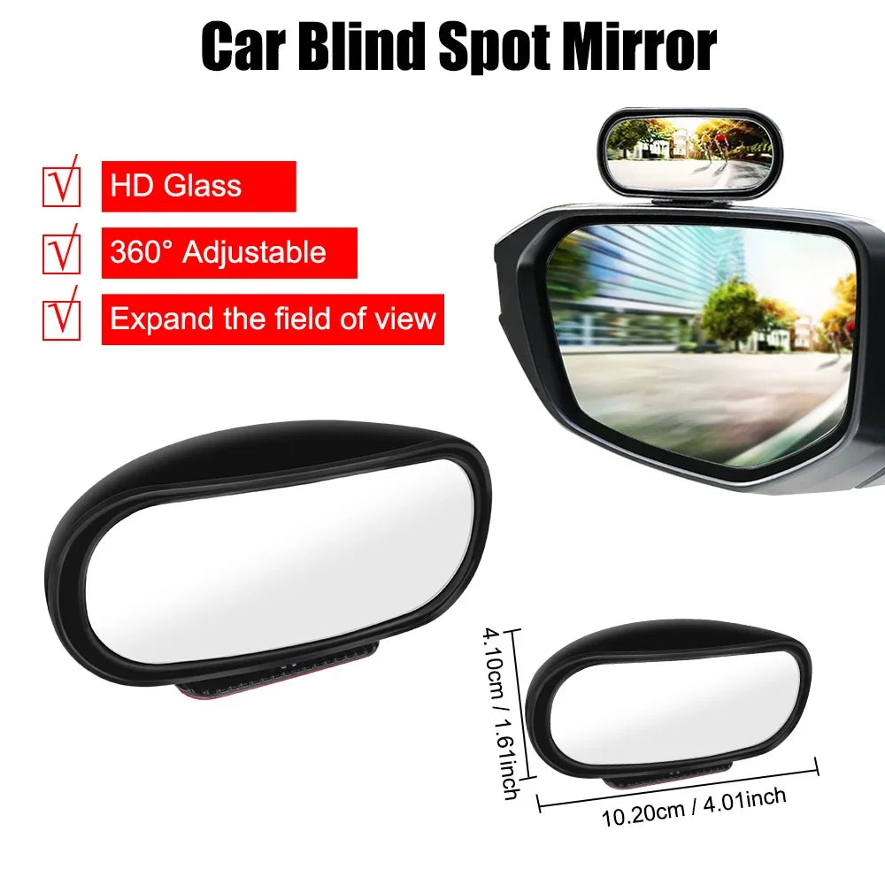 Auto Products New Rear View Auxiliary Mirror Adjustable Reflective Blind Spot mirror Car Accessories Rearview Mirror