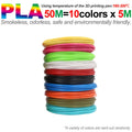 PLA Filament for 3D Pen Printing 10/20/30 Colors Diameter 1.75mm 200M Odorless Safe Plastic Refill for 3D children Printing Pen