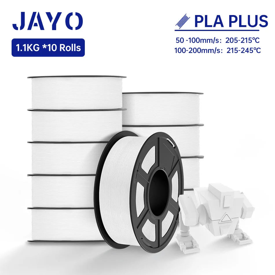 JAYO 3d Filament petg/ pla plus/ pla/PLAMeta /SILK PLA+ 1.75MM PLA 3D Filament for FDM 3D Printer TPU SILK 3D Printing Materials