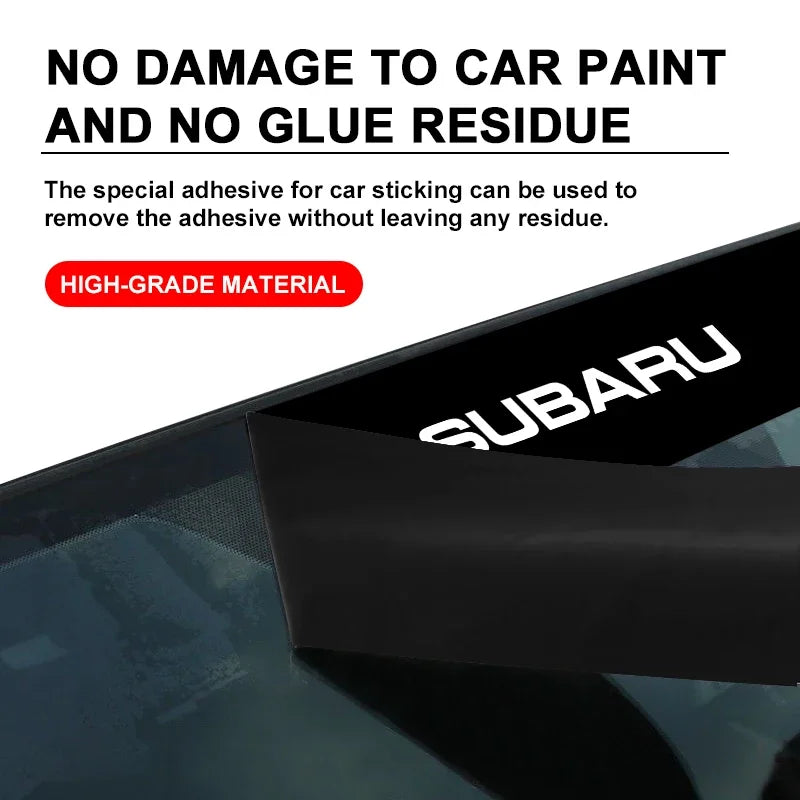 Car Front Rear Windshield Decoration Accessories Stickers For Subaru Forester impreza Outback Legacy Tribecacar Car Accessories