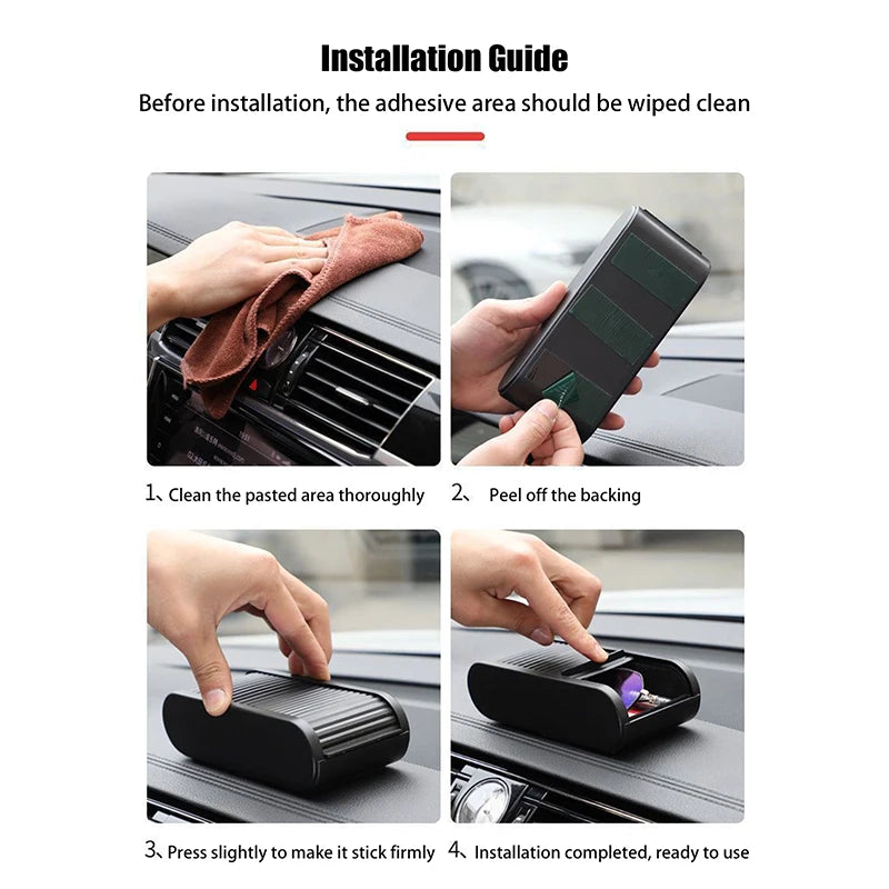Car Accessories; Functional Center Console Storage Organizer; Sliding Open Function; Beautify Your Car Interior