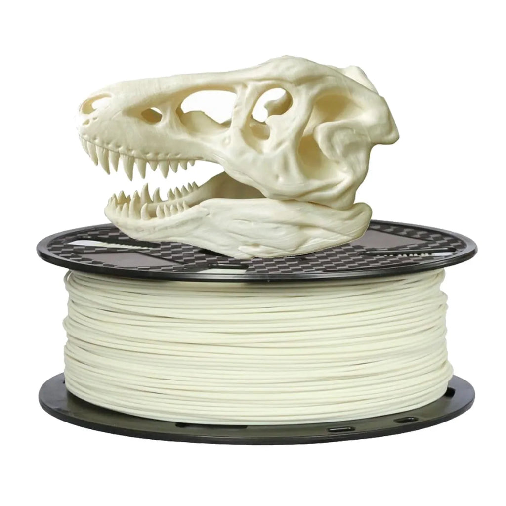 PLA Max Bone PLA Filament 1.75 mm 3D Printer Filament 1KG 2.2LBS Tougher and Stronger 3D Printing Material PLA Pro  White