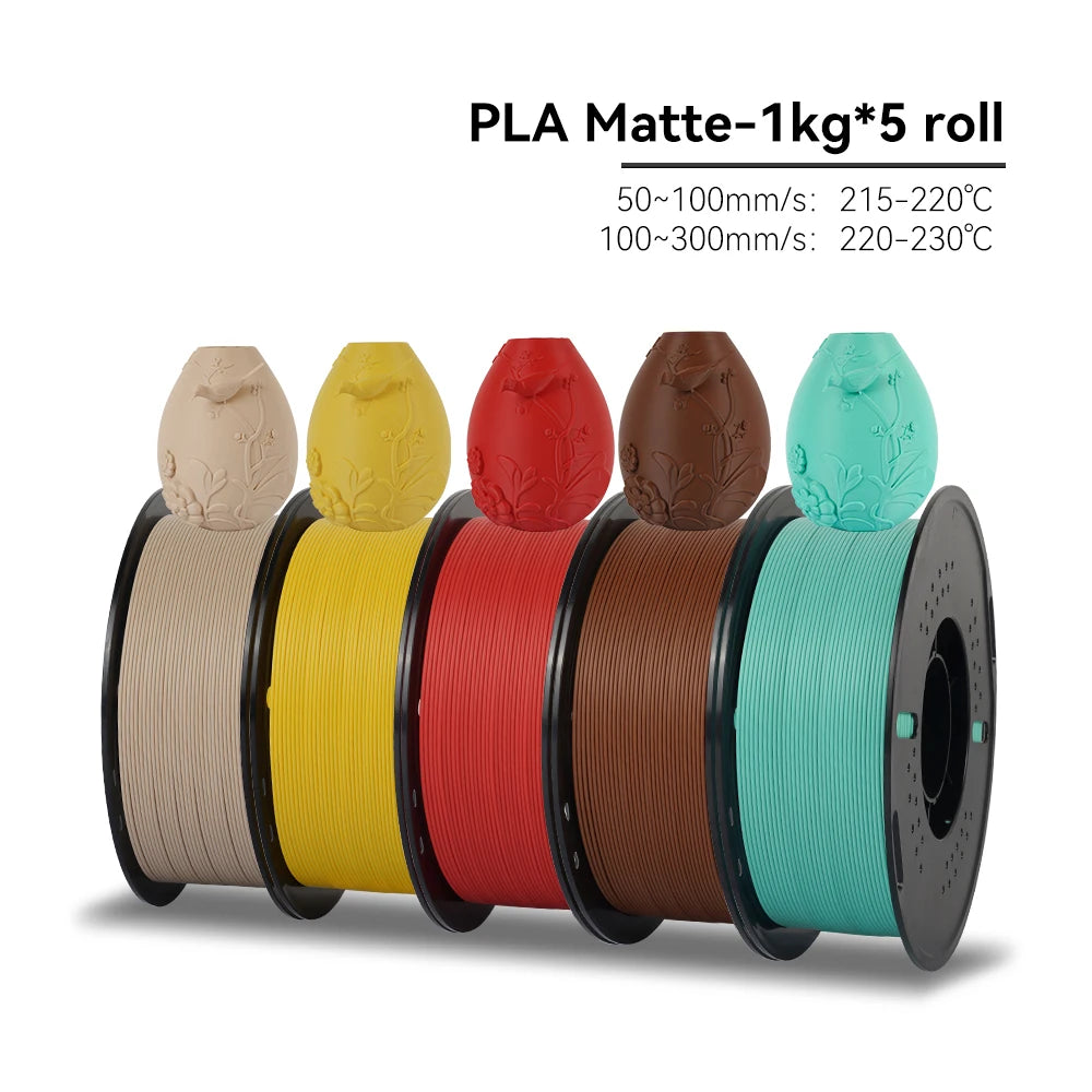KEEPANG PLA/HS-PLA/PLA Matte/PLA Pro Filament 5KG PLA 3D Filament 1.75mm 1KG/Roll (2.2lbs) Neatly Wound 3D Printing Materials