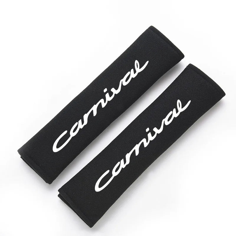 Car Safety Belt Cover Adjustable Seat Belt Cover Shoulder Strap Covers For KIA carnival Accessories Car Shoulder Protector Pad