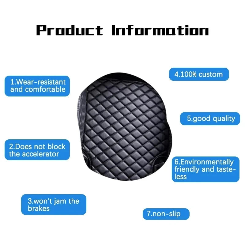 Car Trunk Mats For Hyundai Kona Kauai OS 2018~2022 Waterproof Car Mats Tappetini Auto Car Accessories Interior Car Accessories