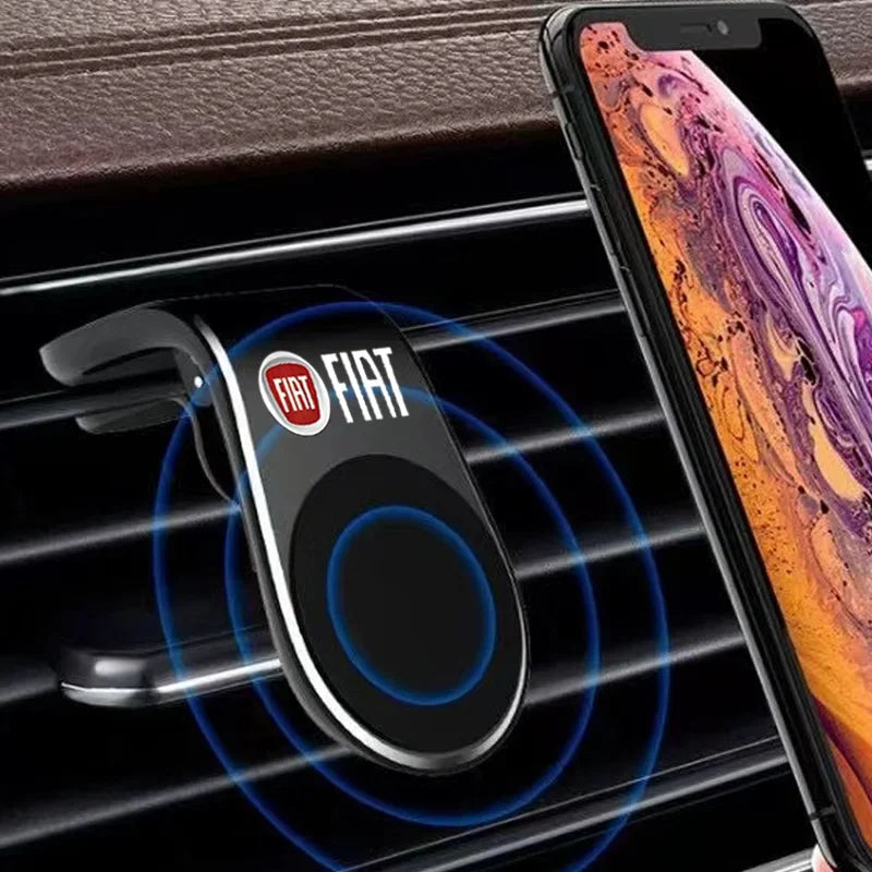 Magnetic Car Phone Holder Air Vent Clip Mount Mobile Cellphone GPS Support For FIAT 500 Grande Stilo Freemont Punto Astra Bravo