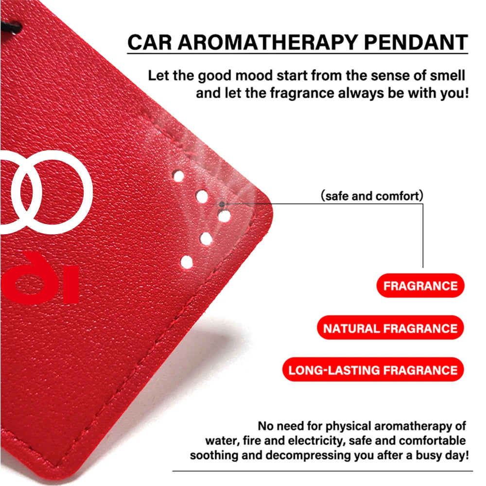 Car Air Freshener Rearview Mirror Pendant Aromatherapy Sachet For Audi A3 A4 A4L A5 B3 B4 B5 B6 B7 B8 RS3 Quattro C5 C6 C7 C5 C6