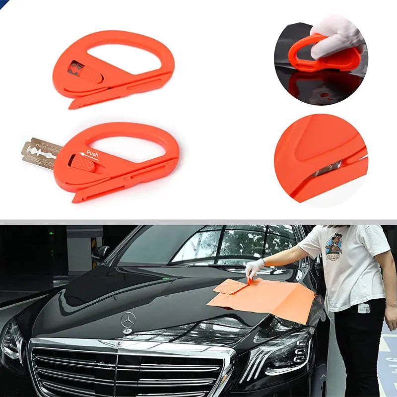 Car Film Wrap Tool Kit Squeegee Set Vinyl Scraper for Vehicle Window Tint Car Accessories Wrapping Tools Car Accessories