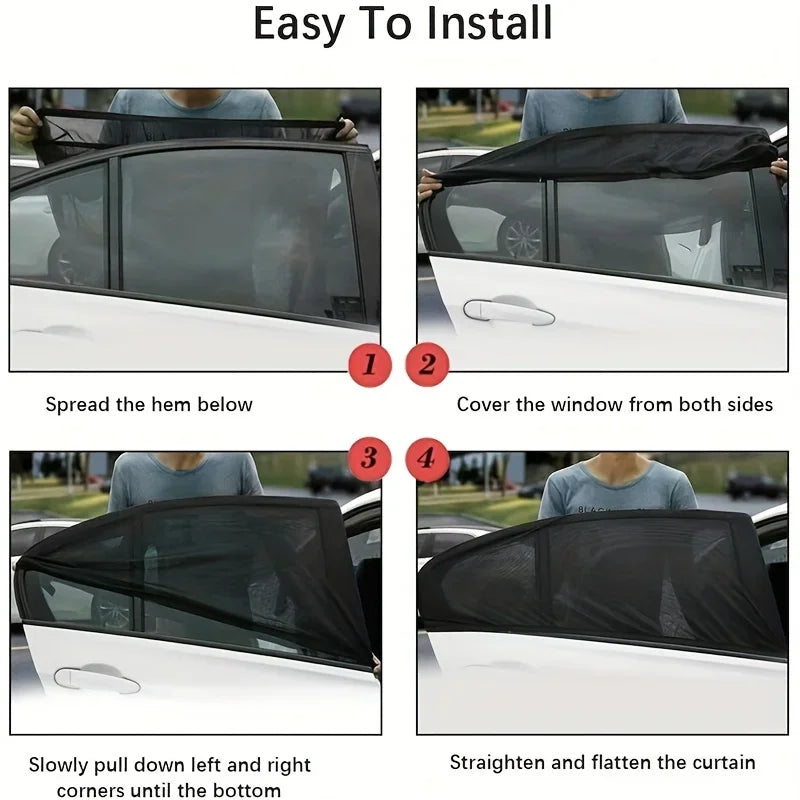 Car sunshades, mosquito screens, windows, mosquito nets, curtains, sun screens, mosquito nets for cars Accessories