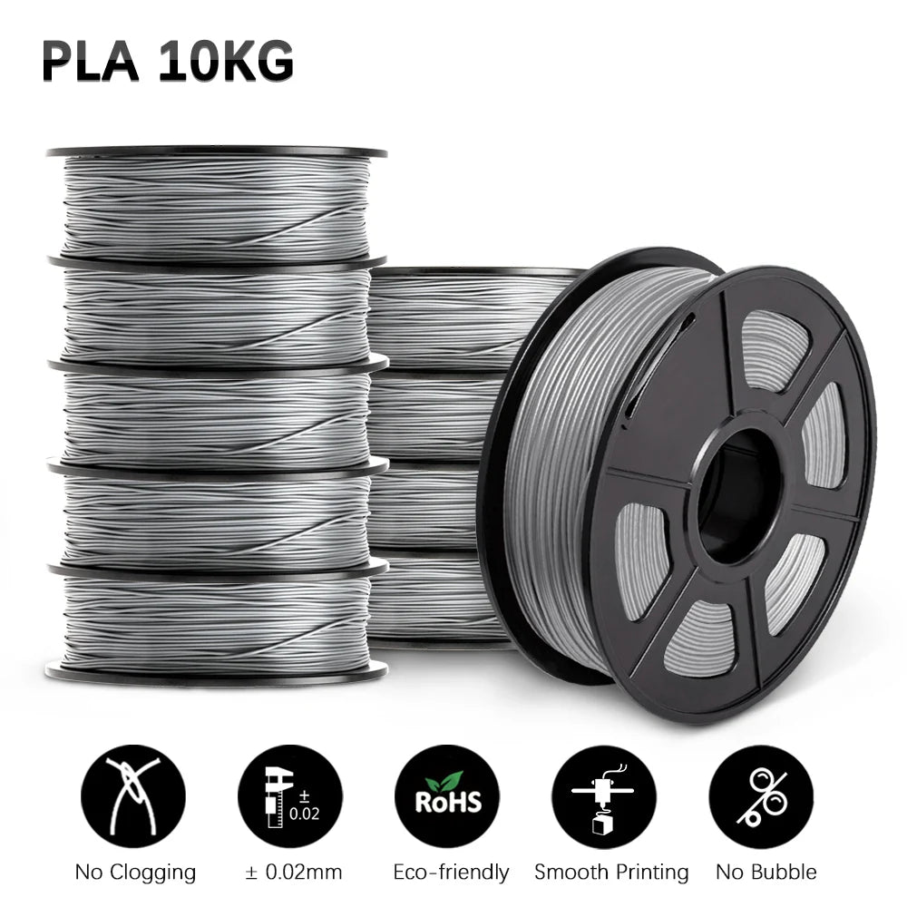 SUNLU 3D Filament PLA/PLA META/PETG/ABS/TPU/PLA MATTE/PLA PLUS 1.75mm 10Roll 1KG/0.5KG 3D Printer Filament for 3D Printer