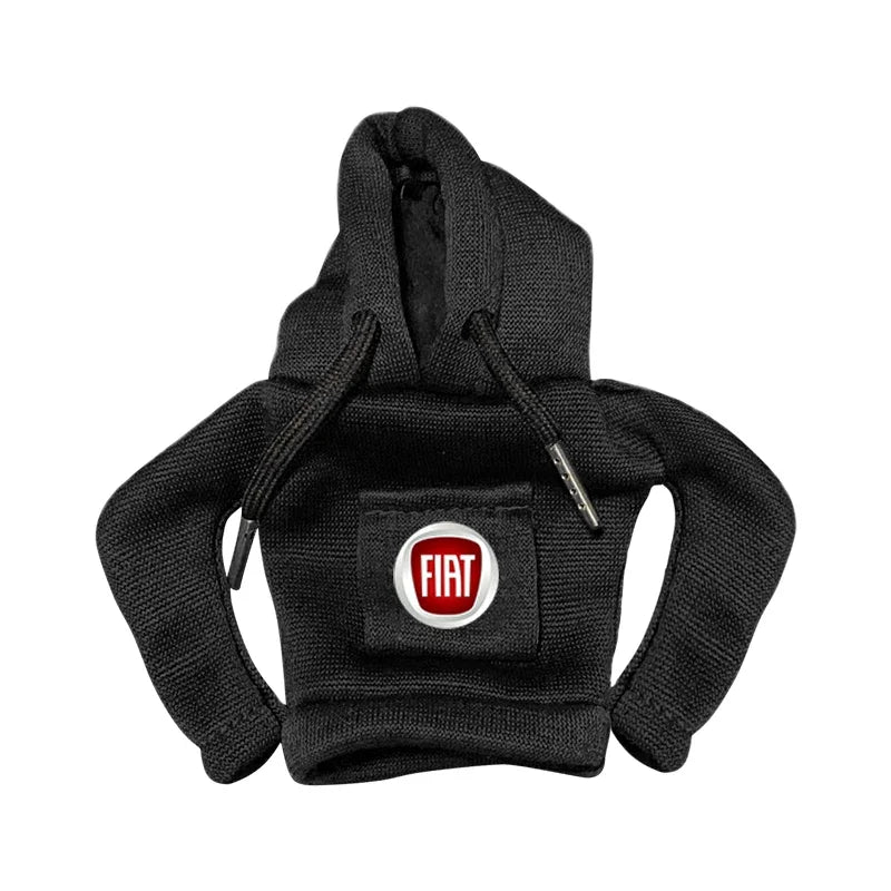 Car Gear Shift Lever Knob Sweatshirt Cover Auto Shift Cover For Fiat Abarth 500 595 124 Becquet Fiat Punto Ducato Palio Grande